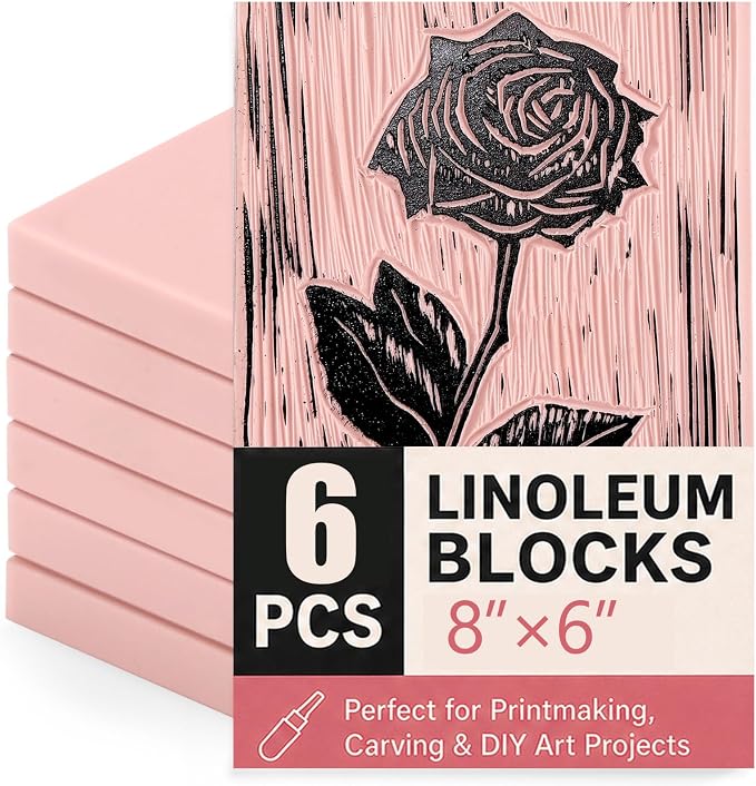 Linoleum Blocks for Printmaking Supplies by Unknown