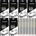 72 Pcs Drawing Sketching Pencil Set Professional Graphite Charcoal Gift Bulk by Humyoun