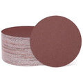 HARFINGTON 50 Pcs 8 Inch Sanding Disc 80 Grit Hook and Loop Sandpaper Random Orbital Sander Pads for Woodworking Automotive Metal Polishing