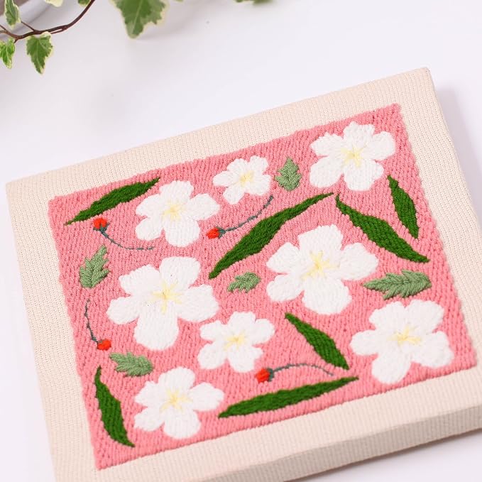 Embroidery Punch Needle kit Frame, Embroidery Starter Kits - Image 6
