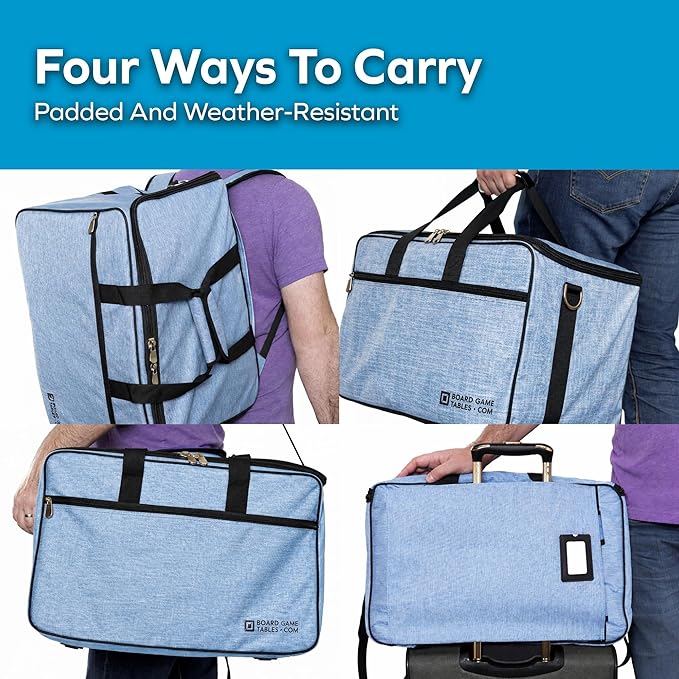 Board Game Bag - Fits 7 Standard-Sized Boxes - Carry - Padded - Image 3