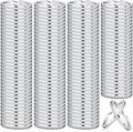 PAXCOO 200Pcs Split Key Rings Bulk by PAXCOO