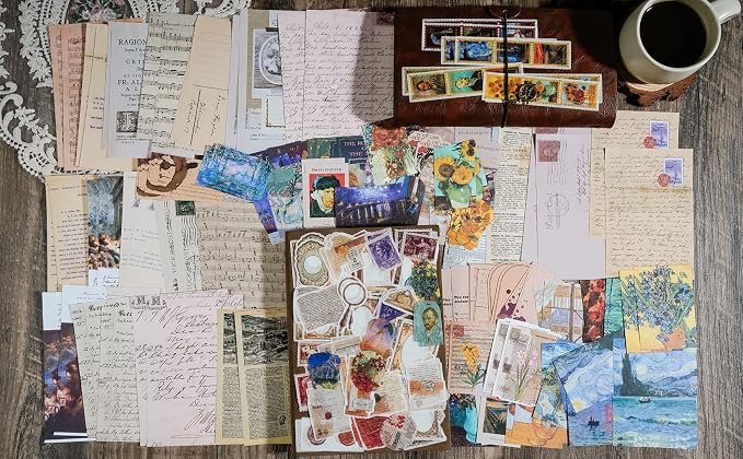 Knaid Vintage Scrapbook Supplies Pack - Image 7