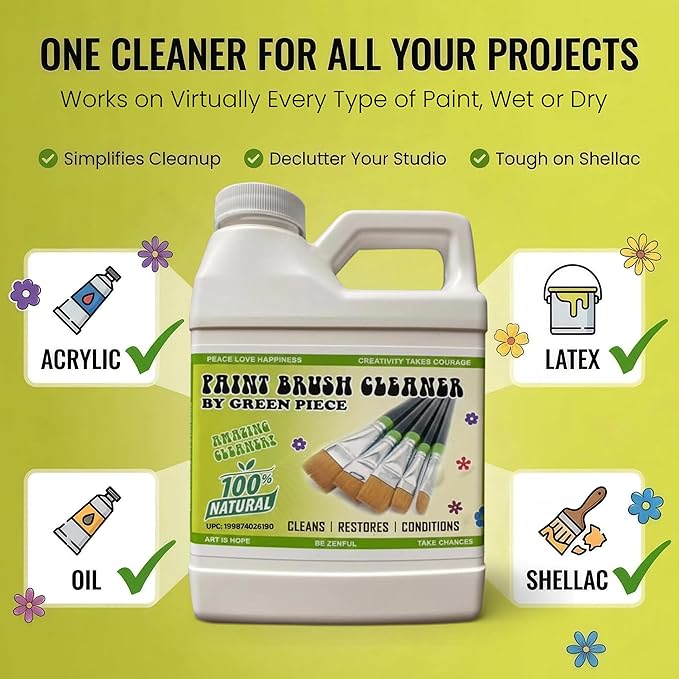 Green Piece® Paint Brush Cleaner & Restorer - Image 4