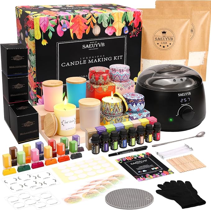 SAEUYVB Candle Making Kit, Soy Candle Making Kit by SAEUYVB