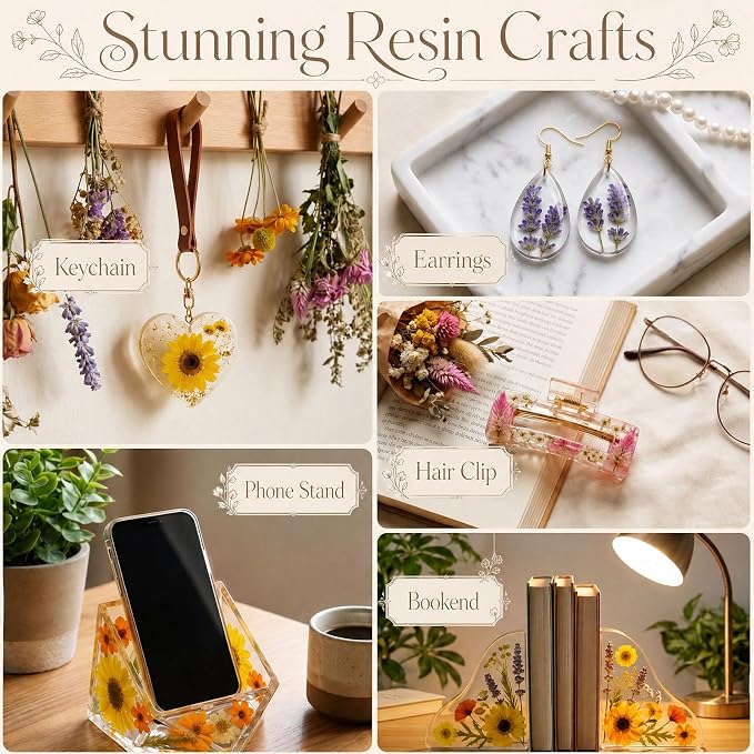 15 Types Fall Dried Pressed Flowers - Image 7