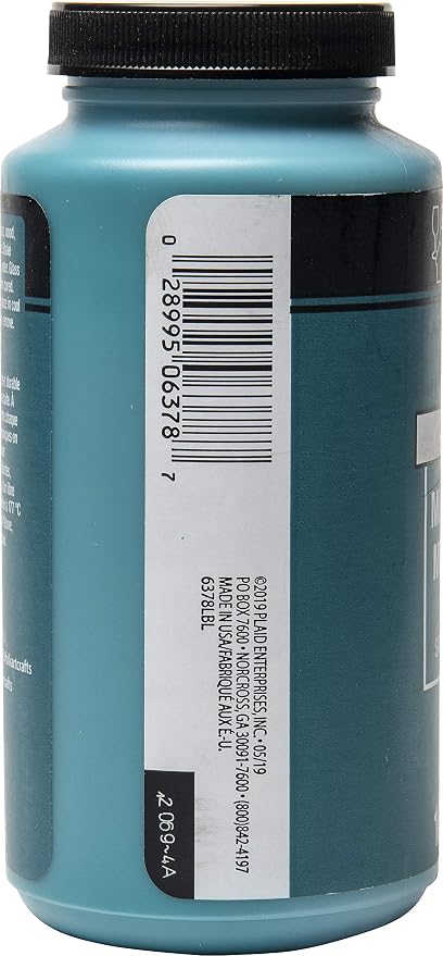 FolkArt Multi-Surface Satin Acrylic Paint in Assorted Colors, 16 oz, Teal 16 Fl - Image 3