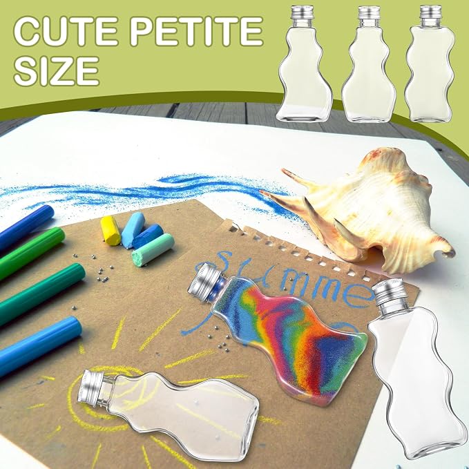 Yaomiao 30 Packs 2.5 oz Plastic Sand Art Bottles - Image 5