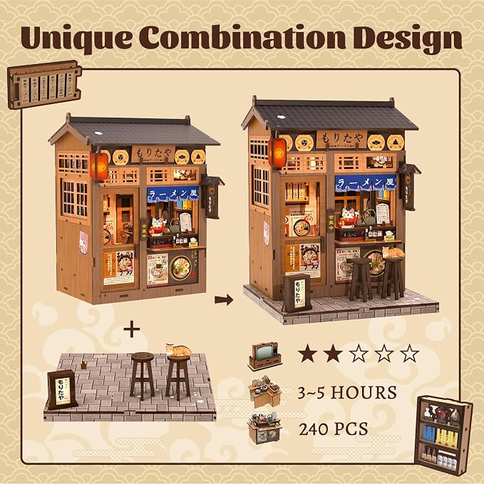 Fsolis Japanese Book Nook Kit - Image 3
