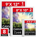 ESRICH Canvases for Painting 8Pack Painting Canvas by ESRICH