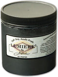 Jacquard Lumiere 8oz Fabric Paint Pewter by Jacquard