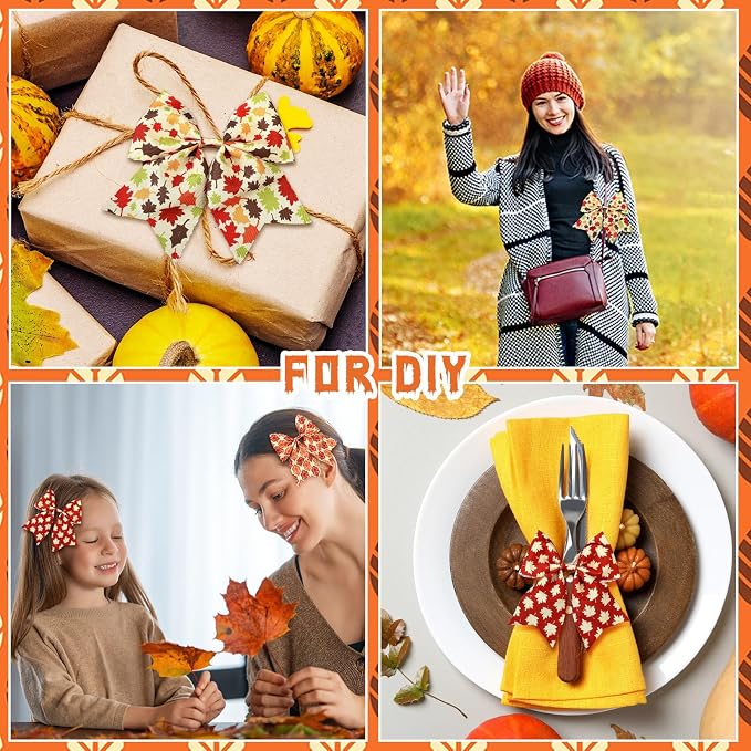 Hosuly 40 Pcs Fall Jelly Fabric - Image 6