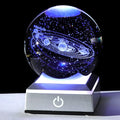 Ornalrist 3.15" K9 Crystal 3D Solar System Ball by Ornalrist