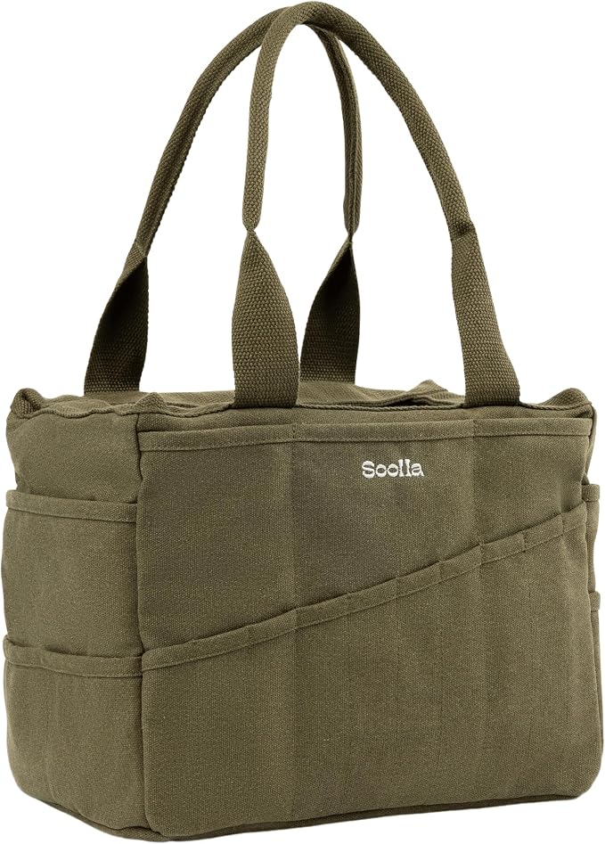 Soolla Studio Bag: Art Supply Storage Organizer & Pottery Tool Bag, Washable - Image 3