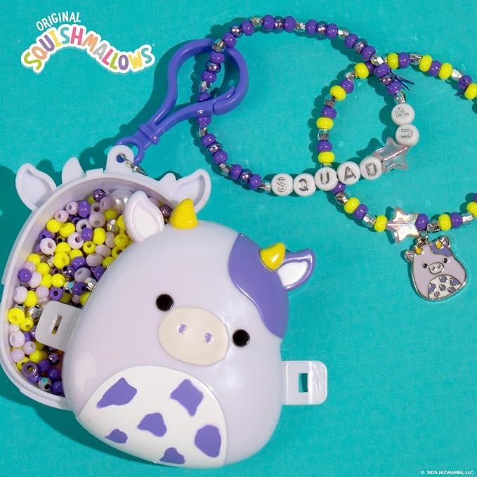Original Squishmallows Bubba The Cow Bracelet Kit, Bracelet Making Kit - Image 3