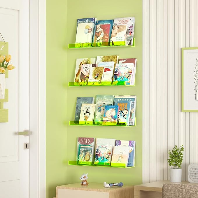 upsimples 4 Pcs 15" Acrylic Shelves - Image 4
