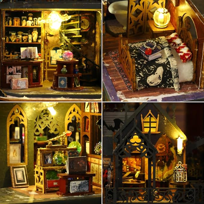 OZJAY Miniature House Kit, Mini House Building Kit - Image 6