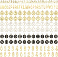 SANNIX 156Pcs Letter Charms for Jewelry Making, A-Z Capital Alphabet Charms by SANNIX