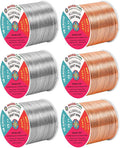 Mandala Crafts 18 GA Copper Silver Tone Combo Anodized Aluminum Craft Wire | by MandalaCrafts
