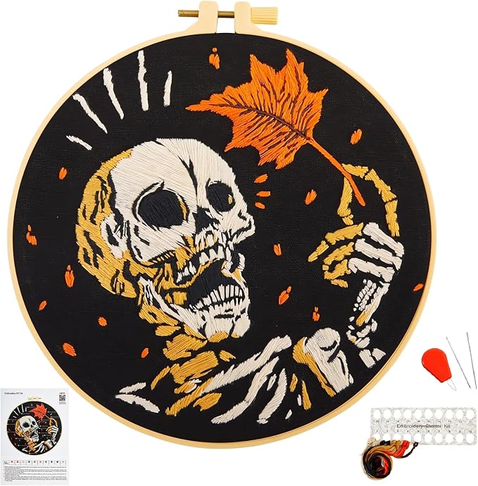 Crafmanoe Halloween Gothic Embroidery Starter Kit by Unknown