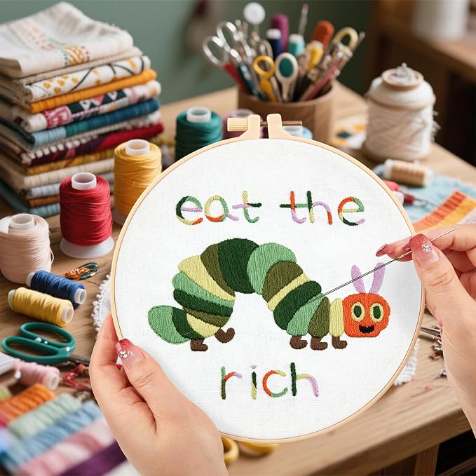 Hungry Caterpillar Embroidery Kits - Image 2