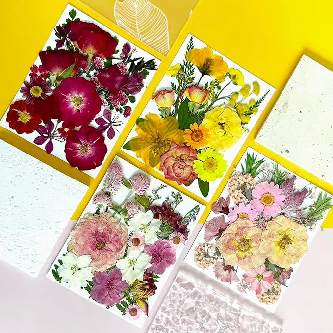 MIKIYA 86Pcs Dried Pressed Flowers - Image 3