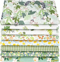 Aubliss 8pcs Fat Quarter Fabric Bundles 20'' x 20'' Cotton Craft Fabric Pre-Cut by Aubliss