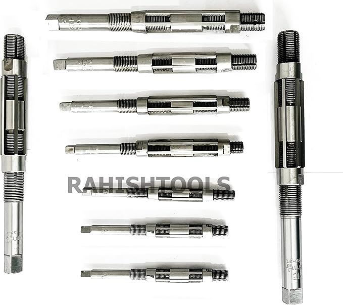 Adjustable Hand Reamer Tool HV to H16 Sizes - 1/4" to 2-7/32” Reaming Tool for Precise Hole Finishing with Carbon Steel Blades - Hand Tools Reamers for Metal & Wood - 6.35mm - 56.35 mm
