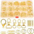PAXCOO 300PCS Keychain Making Kit, Keychain Craft Supplies Including Key Chain by PAXCOO