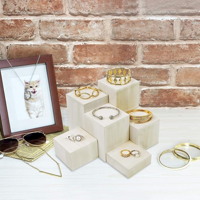 Mooca Wooden 6 Pcs Square Risers - Image 7