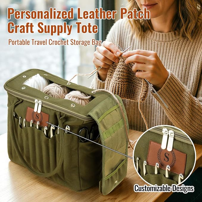 Phexilo Personalized Knitting Bag - Image 2