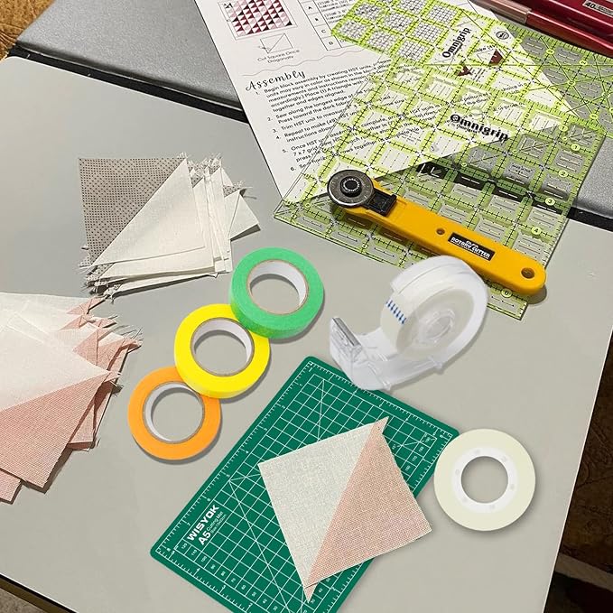 WISYOK 6" x 8" A5 Craft Mat, Small Rotary Cutting Mat - Image 6