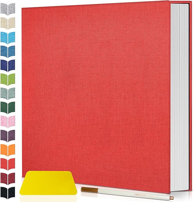 Artfeel Photo Album Self Adhesive Scrapbook, 60 Pages Large Photo Book by Artfeel