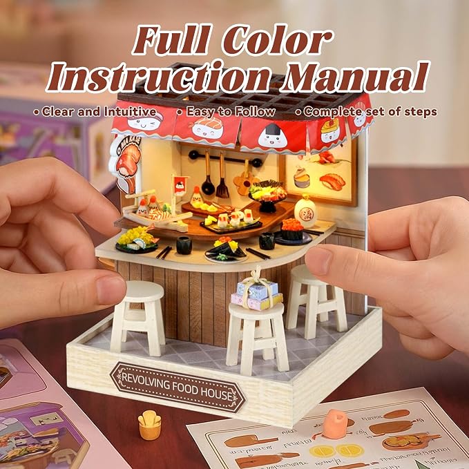 Flever Dollhouse Miniature DIY House Kit Creative Room - Image 6