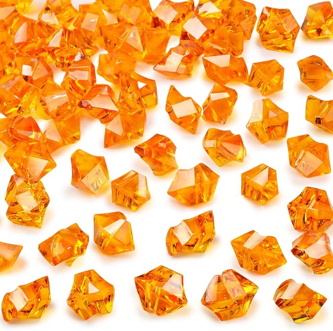 DomeStar Orange Fake Ice Rocks by DOMESTAR