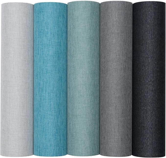 10pcs Book Cloth, Fabric Surface and Paper Backed - Image 4