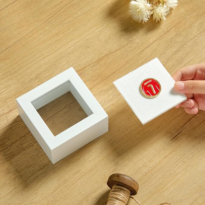 3x3 Mini Shadow Box Picture Frame by MUXIUNT