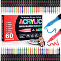 60 Colors Acrylic Paint Markers by colourmotor