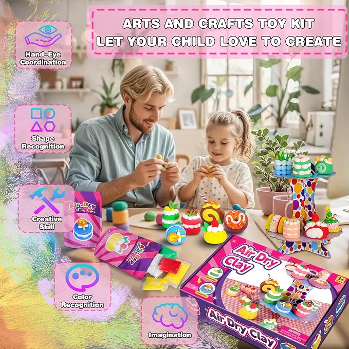 ifergoo Air Dry Clay Kit for Kids - Image 4
