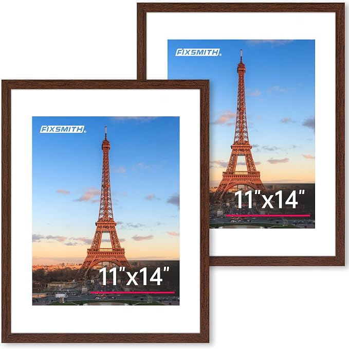 FIXSMITH 11x14 Picture Frame Set of 2, Photo Frame by FIXSMITH