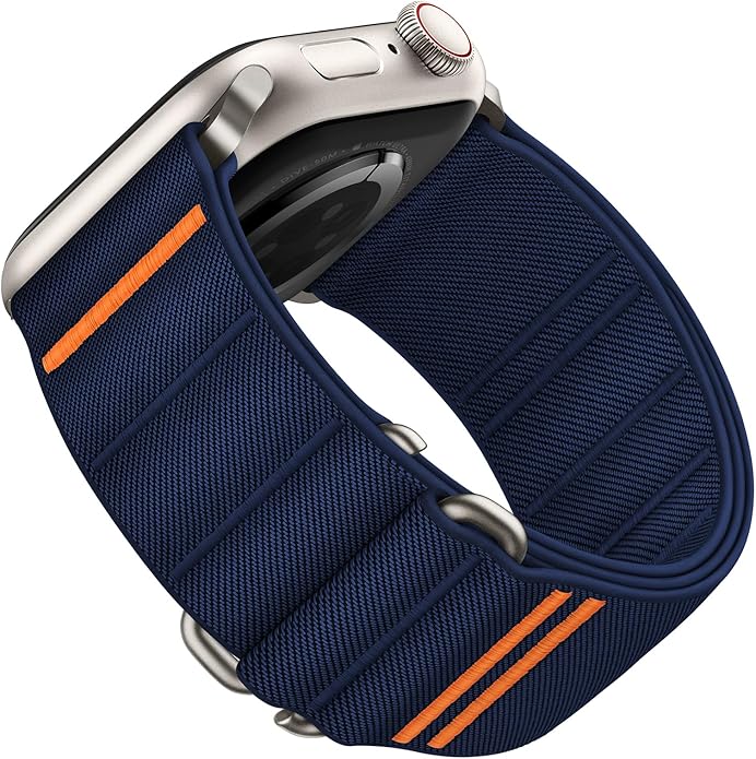 Suitisbest Sport Bands Compatible with Apple Watch Ultra Band 49mm 46mm 45mm 44mm 42mm 38mm 40mm 41mm Men Women, Stretchy Nylon Sport Loop Strap with S-Hook for iWatch Series 10 Ultra SE 9 8 7 6 5 4 3