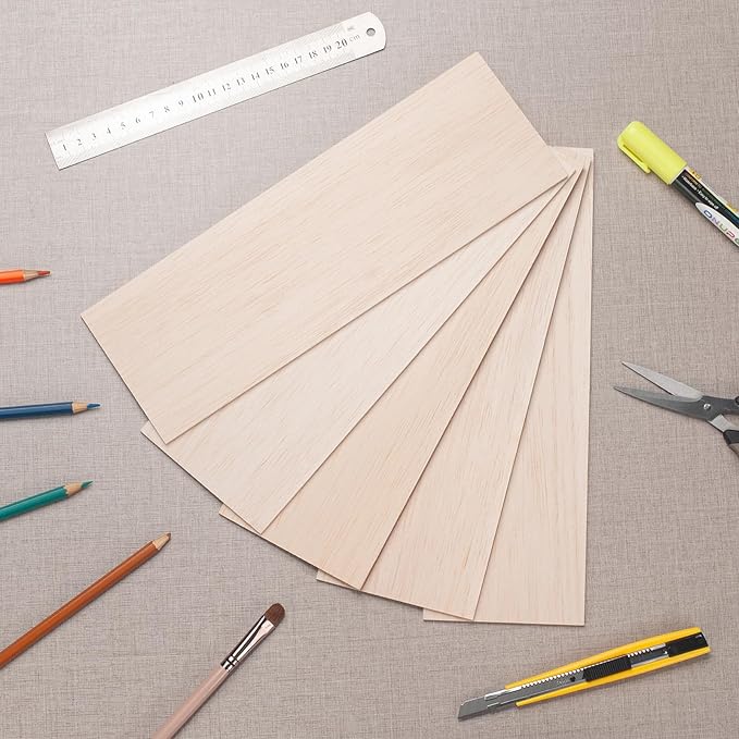 Balsa Wood Sheets 1/8" Thin, Glider Airplanes - Image 2