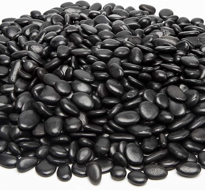 Black Small Decorative Pebbles - 2LB Gravel River Rock - Image 6