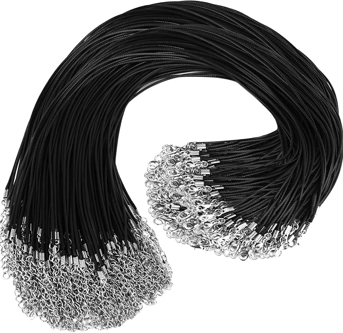 100Pcs Premium Leather Necklace Chains Bracelet Cord by DHOOZ
