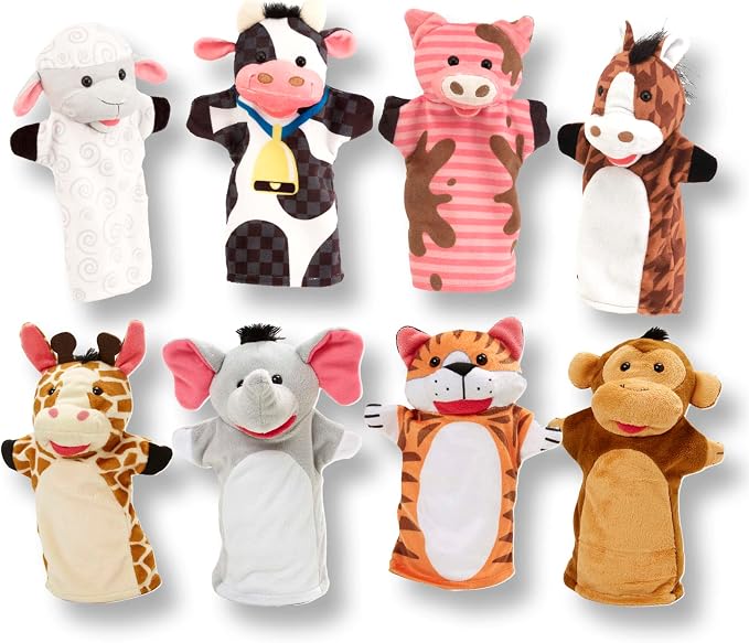 Melissa & Doug Animal Hand Puppets - Image 4