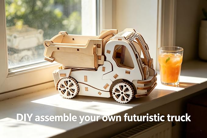 Wooden 3D Puzzle, Creative DIY Model Building Kit - Image 8