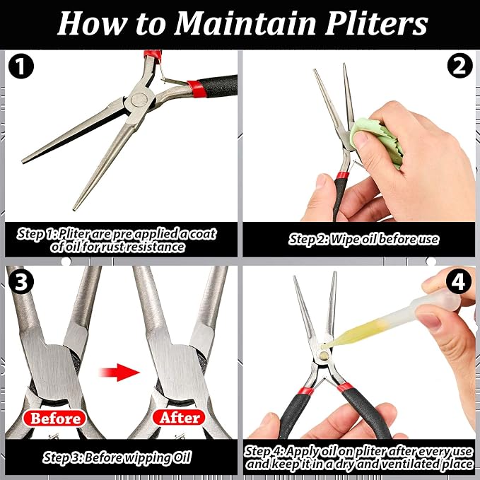 17 Pieces Metal Model Tool Kit Compatible - Image 5