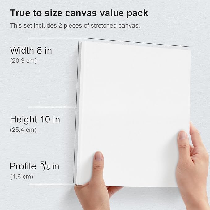 PHOENIX 8x10 Inch Pack of 2 Canvas - Image 2