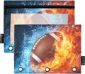 American Football Fire Water Pencil Pouch by BOENLE-WELCOMEYOURCOMING