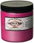 Jacquard Lumiere 8oz Fabric Paint Pearlescent Magenta by Jacquard